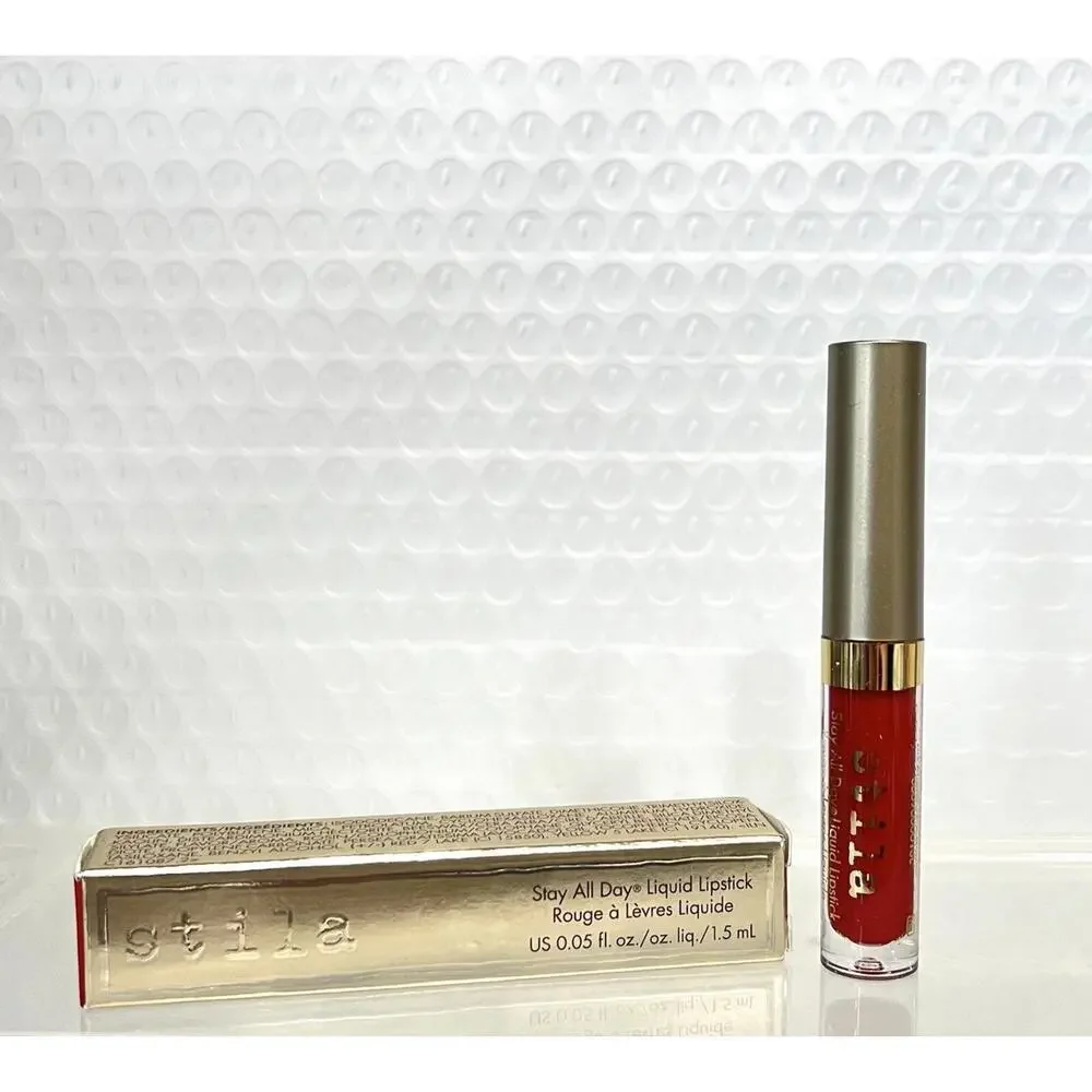 2x Stila Stay All Day Liquid Lipstick Beso Travel Mini Size 0.05 fl oz / 1.5 ml